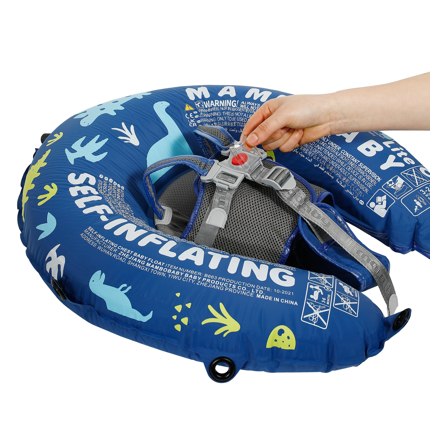 Mambobaby self inflating chest float